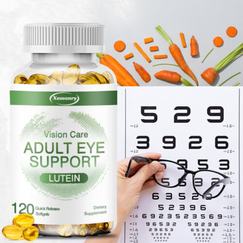 Adult Eye Support - with Lutein & Zeaxanthin - Eye & Vision Health Supplements - Picture 1 of 12