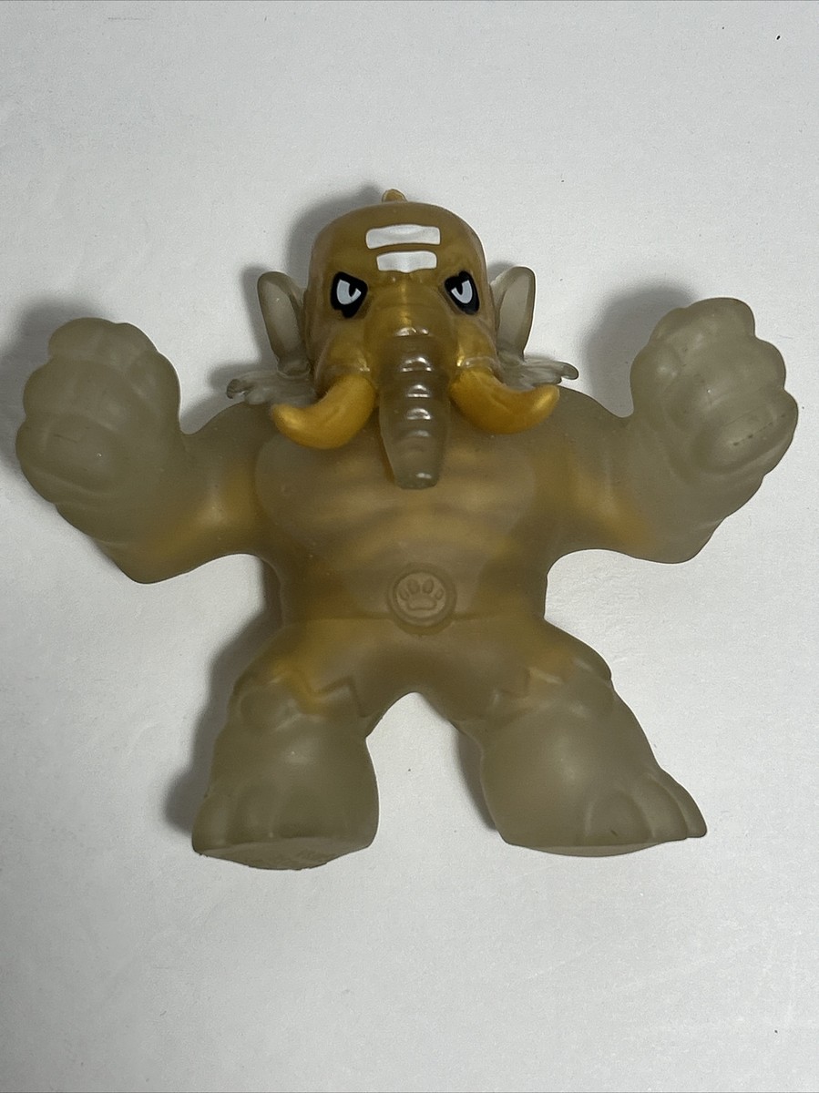 Heroes Of Goo Jit Zu Gold Elephant Tusk Man Stretch Squish Toy by