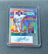 2022 Leaf Vivid Cooper Hjerpe Rookie Painting Corners Silver Auto 6/40