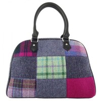Harris Tweed Nairn Bag - Purple Patch Lb1022-col56 With Tag's Harris Tweed Nairn Bag - Purple Patch Lb1022-col56 With Tag's