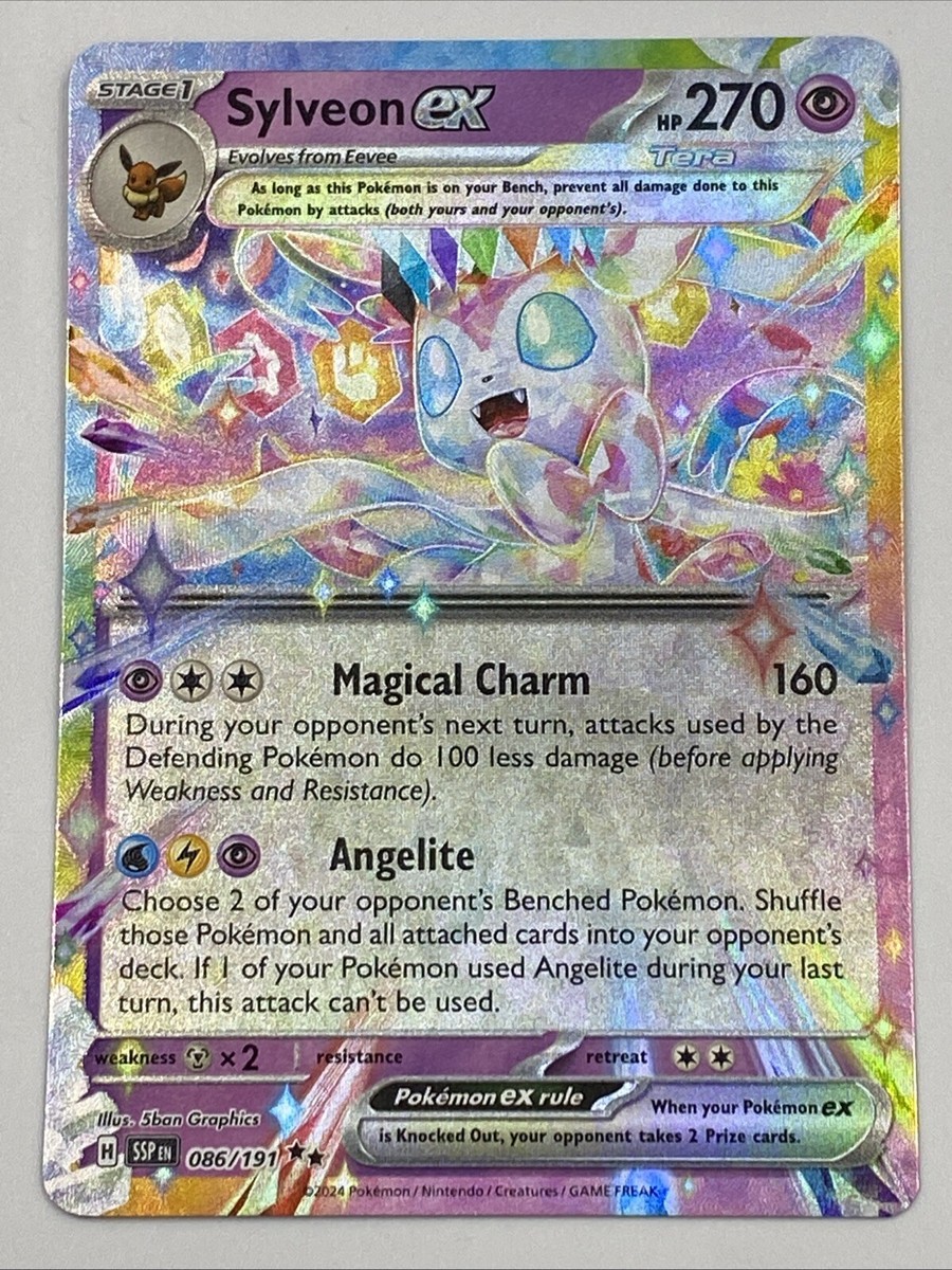 Pokémon TCG: Sylveon EX 086/191 Scarlet & Violet - Surging Sparks