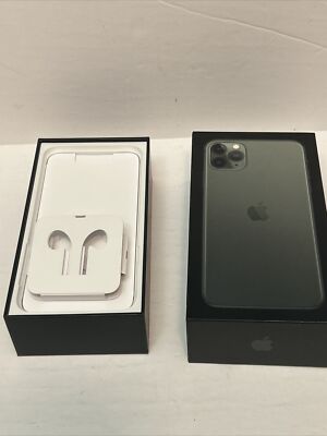 IPHONE 11 PRO MAX MIDNIGHT GREEN 256 GB ORIGINAL BOX. BOX ONLY