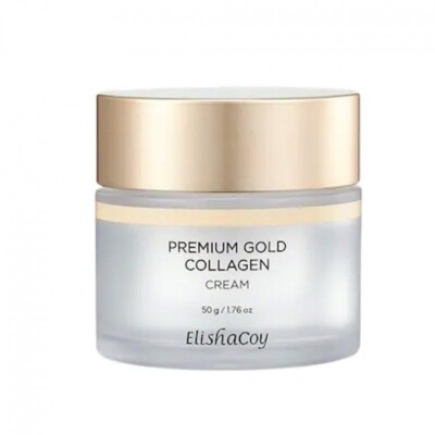 ELISHACOY Premium Gold Kollagen Creme - 50 g, koreanische Kosmetik, Kbeauty, Probe