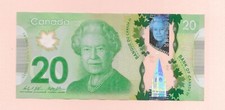 KANADA - 20 Dollar signiert Wilkins - Poloz - sehr schön