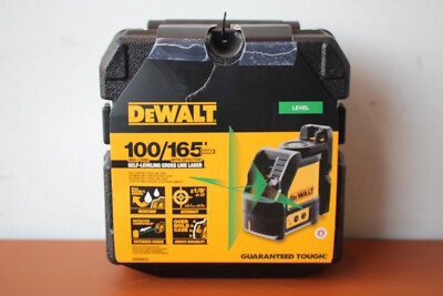 DeWalt DW088CG 100/165' Self-Leveling Cross Line Laser