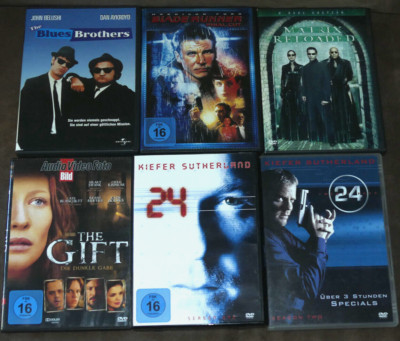 DVD Konvolut/Paket Blues Brothers, Blade Runner Final Cut, Matrix Reloaded