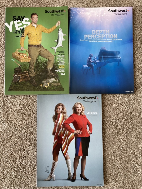 Southwest the Magazine, lot of 3 from 2016