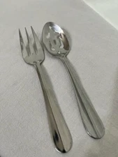 Cambridge Serving Spoon and Fork  (Stainless Serving Set)