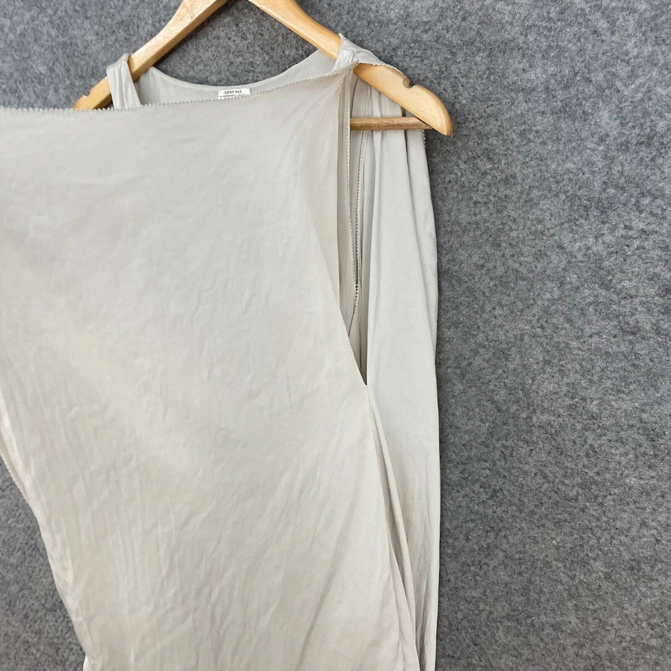 Leon Max Limited Edition Womens Silk Tunic Top Size S/M Sleeveless Beige 37722 - Image 4 of 4