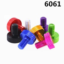 M3 M4 M5 M6 Knurled Thumb Screw Aluminum Alloy Colour Round Hand Grip Knob Bolts