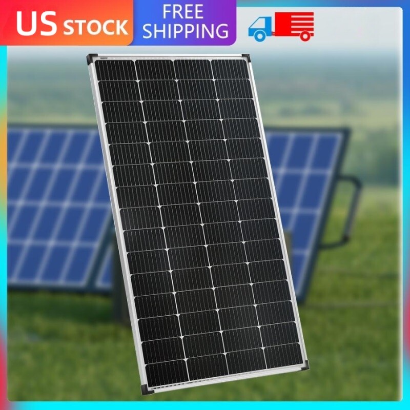 200W Monocrystalline Solar Panel for RV Battery Charger 12V PV