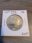 1967-SMS, Uncirculated, Silver Clad Kennedy Half Dollar, SP+ (Actual Photo)