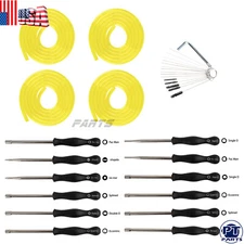 12 PCS Carburetor Adjustment Fits for 2-Cycle Small Engines Tool Carb Adjust Kit