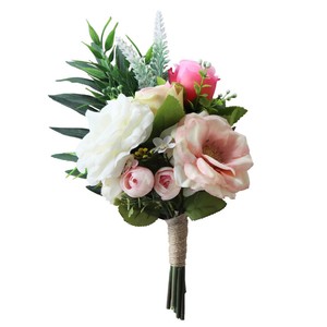 Details About Handmade Silk Wedding Bridal Flower Chair Bouquet For Wedding Party Decor