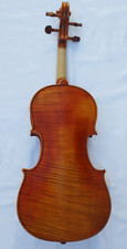 Baroque 4/4 Violin w Case Chin Rest Bridge Handmade Varnish Ebony Pegs 6