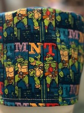 Teenage Mutant Turtles pane reversible Adult Skull/Chemo Surgical Scrub Hat/Cap