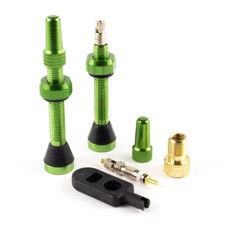 Serfas Tubeless Presta Valves 44mm Green