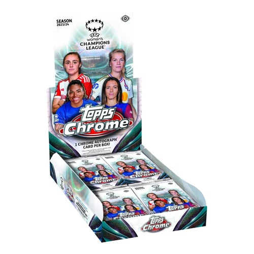2023-24 Topps Chrome UEFA Women's Champions League - Hobby Box