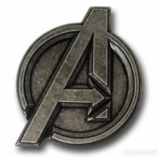 Avengers A Logo Enamel Metal Belt Buckle