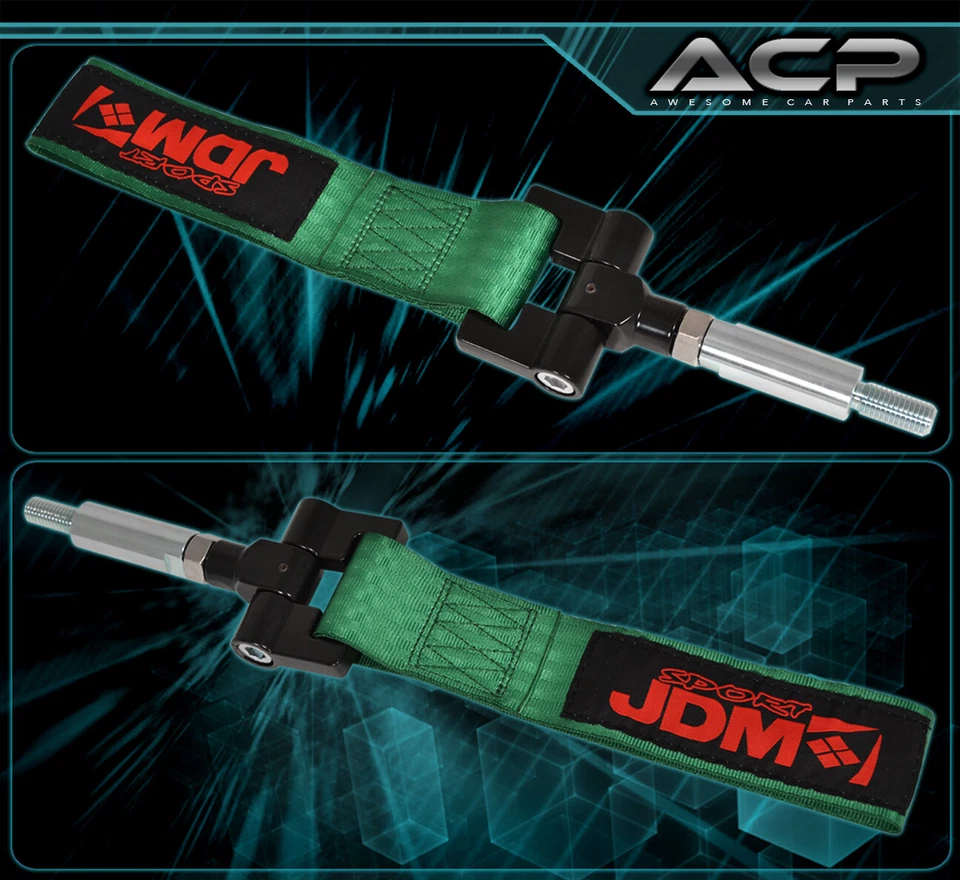 Adaptador de correa de gancho de remolque con tornillo de 4000 libras para Lexus Is250/Is350 2006+ - verde Foto 2 de 3