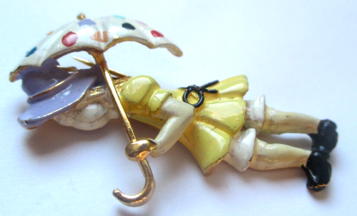 Grande Broche Vintage Note De Musique – Or Poli, Bijou Fantaisie, état Neuf De Stock