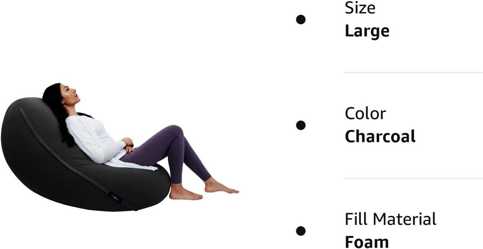 Moon Pod Bean Bag Chairs for Adults, Charcoal the ZeroGravity