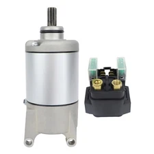 Starter Motor for Yamaha Grizzly 350 Wolverine 350 YZF600R FZR600R with Relay