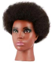 Kalyx Mannequin Head African American Human Hair New Cosmetology Ethnic