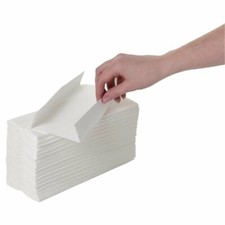 Paper Hand Towels C Fold 2Ply Soft White Disposable Fit Dispensers Pack of 153