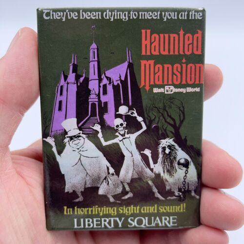 Disney Haunted Mansion Fridge Magnet Poster Art 2" x 3" Liberty Square NEW - Picture 1 of 2