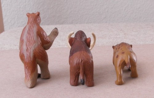 Figuras de colección de cavernícolas neandertales, perezosos, mamuts, dientes de sable de K&M - Imagen 7 de 10