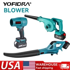 450MPH Cordless Leaf Blower Handheld Electric Leaf Blower With 2x BatterIes