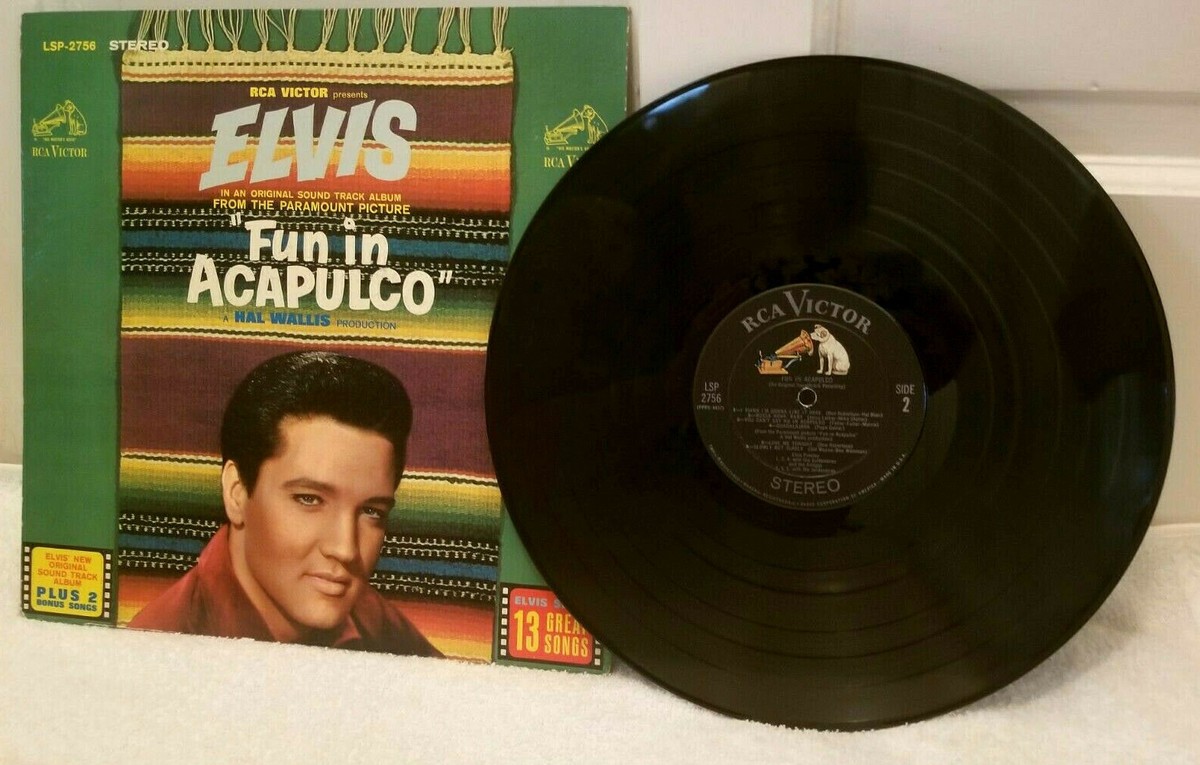 Elvis Presley Fun in Acapulco Album 33 Vinyl Record LP Stereo +