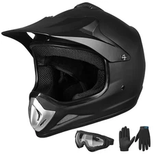 ILM Youth & Kids Dirt Bike Helmet ATV Motocross Off-Road Street Helmet DOT