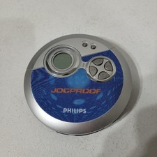 Philips CD Player Blue Silver AX3311/17 Jogproof Tested Works