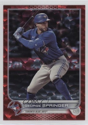 2022 Topps Series 2 Red Foilboard 192/199 George Springer #361 0w6