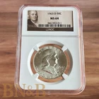 1963-D 50C MS64 NGC Franklin Half Dollar