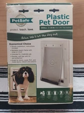 Petsafe Pet Door Small 5-1/8 In. X 7-5/8 White Plastic PPA00-10958