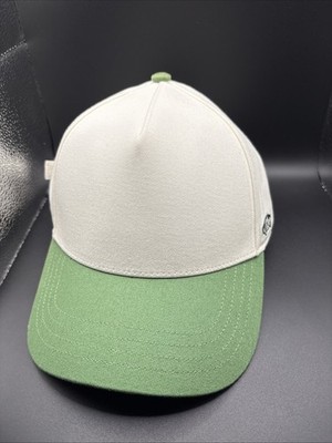 Vans Off The Wall Data System Adult White Green Adjustable Strapback Cap Hat