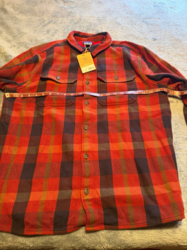 Patagonia Fjord Loft Men’s Large Flannel Cotton Plaid Button-Up Pockets