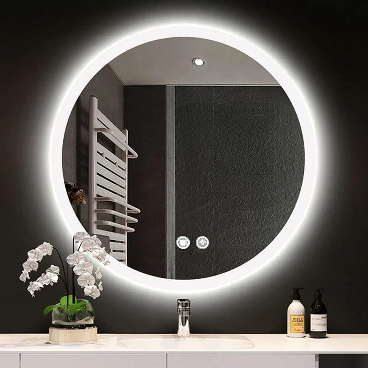 LED Badezimmerspiegel mit Beleuchtung Badspiegel Wandspiegel Beschlagfrei IP44