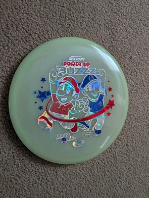 Discraft Power Up Buzzz-2025 DGLO- Bee Foil/Mega GLO-Paul McBeth Anthony Barela