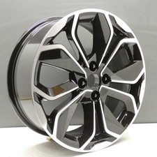 RENAULT CLIO MK4 OPTEMIC 17" ALLOY WHEEL RIM 7J DIAMOND CUT BLACK GENUINE X1