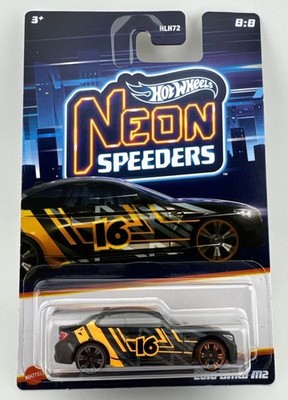 2023 Hot Wheels Neon Speeders - 2016 BMW M2 8/8 (Black & Orange)