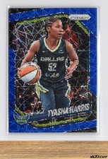 2025 Panini Prizm WNBA #130 - Blue Velocity Prizms - Tyasha Harris