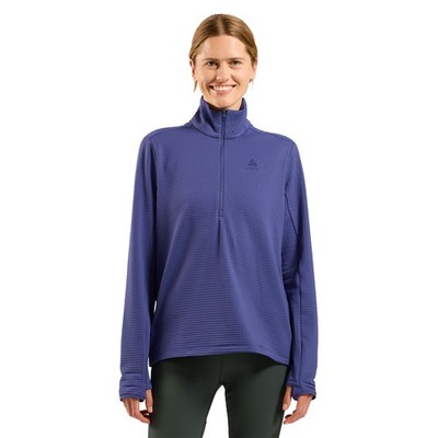 Odlo Essentials Mid Layer 1/2 Zip Lady |316011-21119| Leicht und bequem in blau