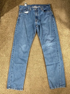 Levi's 559 Jeans Mens 36x36 Blue Medium Wash Denim Relaxed Fit Straight Leg
