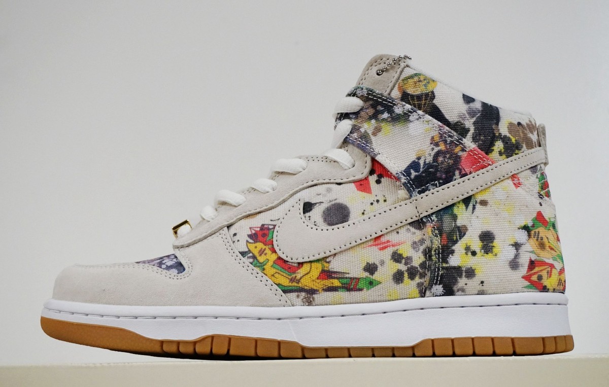 Nike X Supreme SB Dunk High OG QS Rammellzee Limited Edition Rare