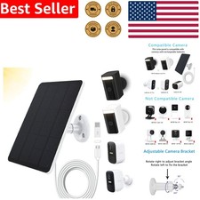 Adjustable Mount Solar Panel for WYZE EufyCam Pro Wireless Security Cam
