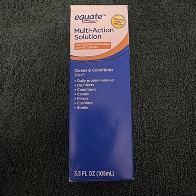 Equate Multipurpose Solution Daily Protein Remover Disinfects Cleans Rinses